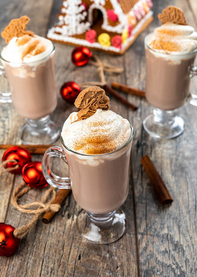 Mozart Cream Gingerbread Hot Chocolate