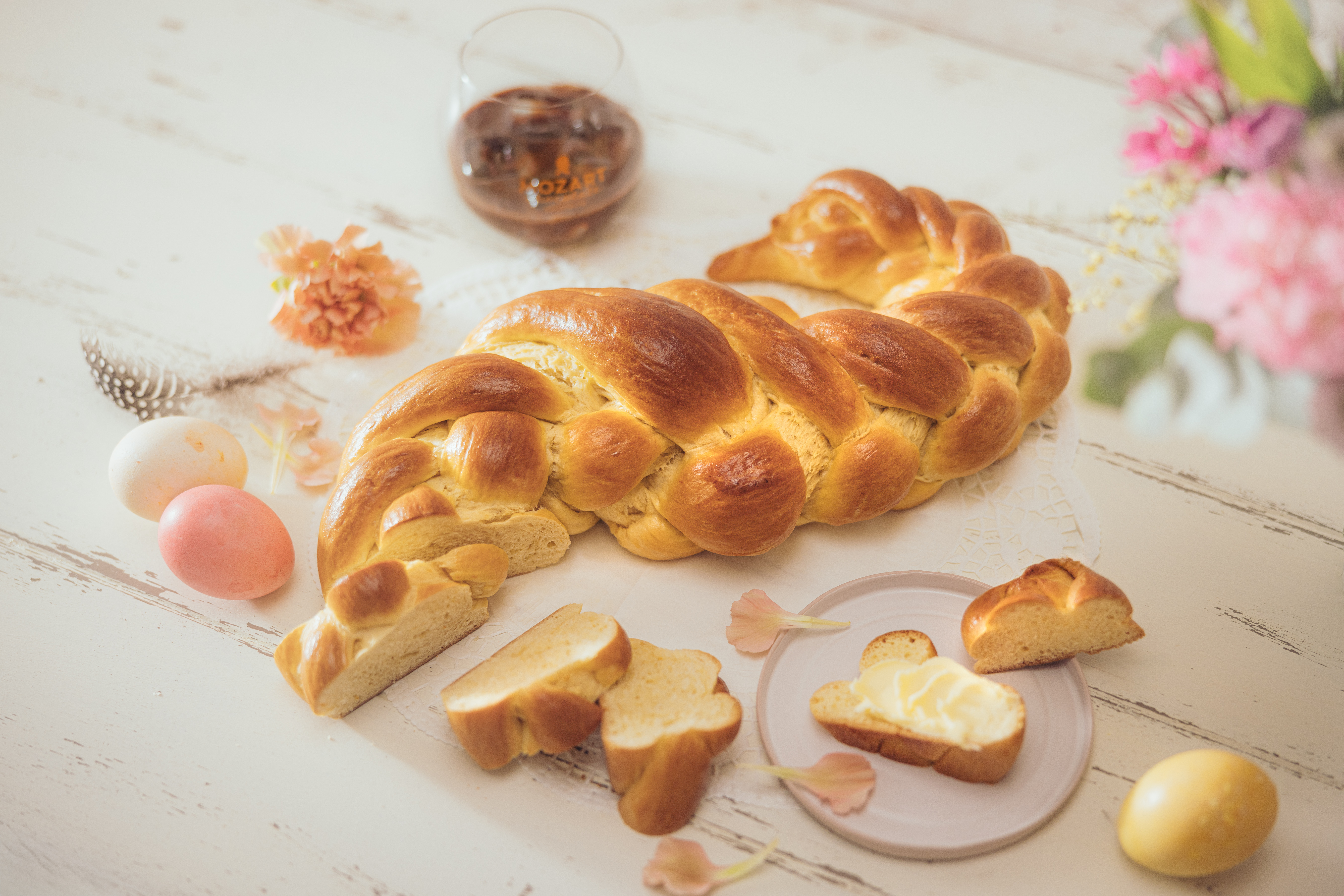 Mozart easter braided yeast bread