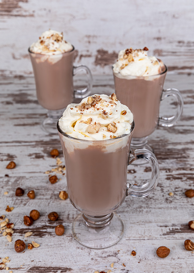 Mozart Hazelnut Hot Chocolate