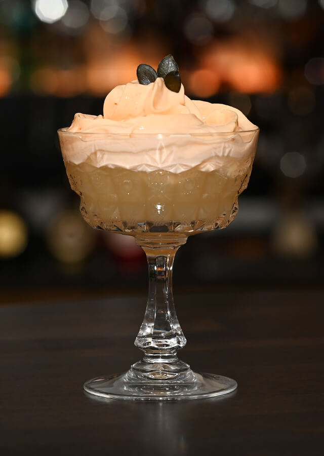 Mozart Pumpkin Spice Chocolate Espuma Pump (kin) it up Cocktail
