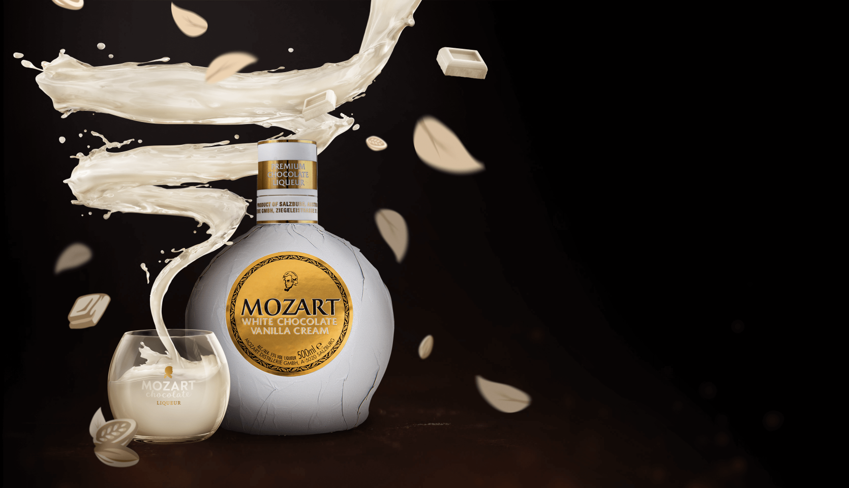 Mozart White Chocolate Liqueur Mozart Chocolate Liqueurs