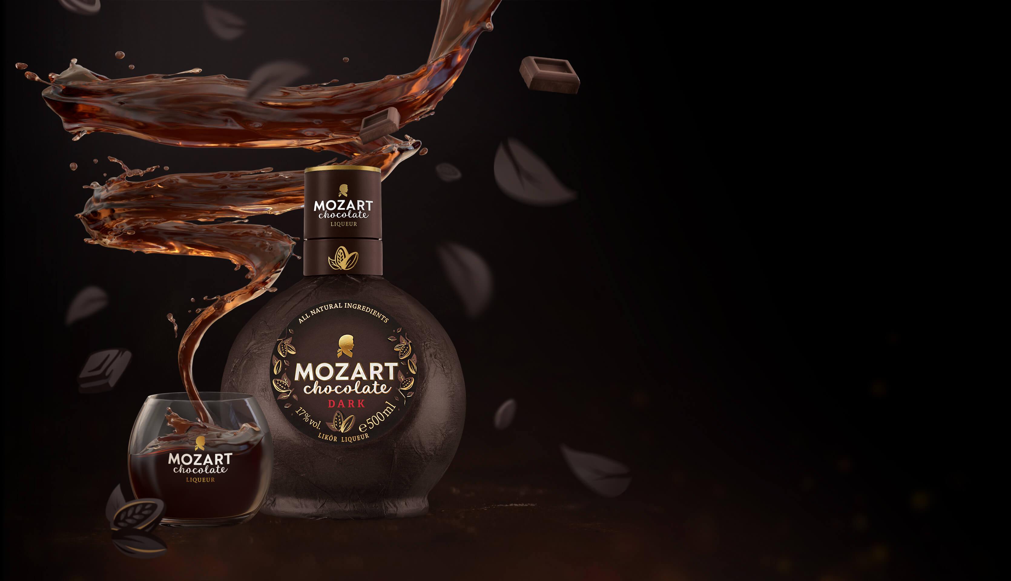 Mozart Dark: Intensiver Schokoladen Likör | Mozart Chocolate Liqueurs